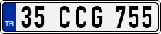 License plate of Turkey, Regular plates