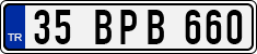 License plate of Turkey, Regular plates