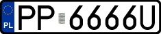 License plates of Poland, Regular car plates