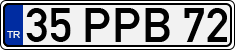 License plate of Turkey, Regular plates