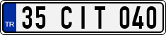 License plate of Turkey, Regular plates