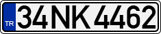 License plate of Turkey, Regular plates