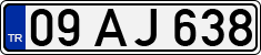 License plate of Turkey, Regular plates