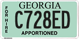 Georgia, Apportioned