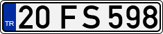 License plate of Turkey, Regular plates