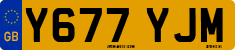 License plate of the United Kingdom, 1983 year system