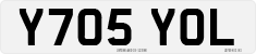 License plate of the United Kingdom, 1983 year system