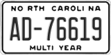 North Carolina, Multi Year (AB-12345)
