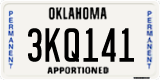 Oklahoma, Apportioned (1AB234)