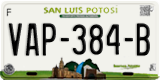 San Luis Potosí, Cars (AAA-000-A)