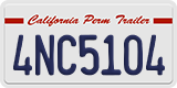 California, Trailers (1AB2345)