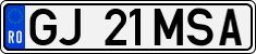 License plate of Romania, Regular plates