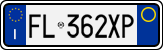 License plate of Italy, Cars (1994 year series)
