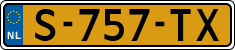 License plate of the Netherlands, Cars