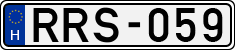 license plates of Hungary, Cars (1990)