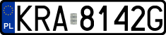 License plates of Poland, Regular car plates