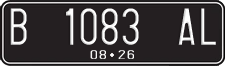 License plate of Indonesia, Regular plates