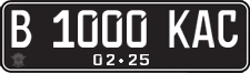 License plate of Indonesia, Regular plates