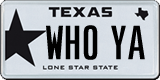 Texas, Vanity Plates