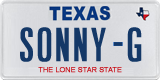 Texas, Vanity Plates