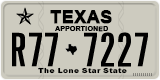Texas, Apportioned vehicles (2012) (A12-3456)