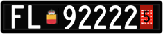 License plate of Liechtenstein, Provisional