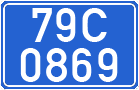 License plate of Vietnam, Government and public administrations
