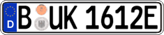 German license plate, Electric vehicles