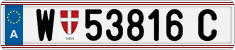 License plate of Austria, Regular plates