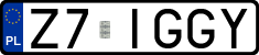 License plates of Poland, Vanity Plates