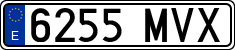 License plates of Spain, Ordinary (2000)