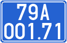 License plate of Vietnam, Government and public administrations