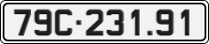 License plate of Vietnam, Cars