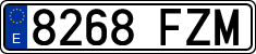 License plates of Spain, Ordinary (2000)