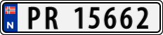 License plate of Norway, Cars
