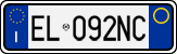 License plate of Italy, Cars (1994 year series)