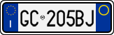 License plate of Italy, Cars (1994 year series)