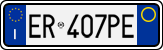 License plate of Italy, Cars (1994 year series)