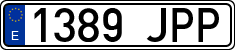 License plates of Spain, Ordinary (2000)