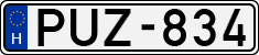 license plates of Hungary, Cars (1990)