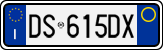 License plate of Italy, Cars (1994 year series)