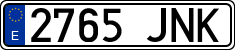 License plates of Spain, Ordinary (2000)