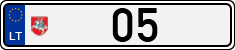 License plate of Lithuania, Vanity Plates