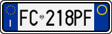 License plate of Italy, Cars (1994 year series)