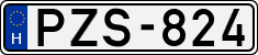 license plates of Hungary, Cars (1990)