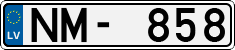License plate of Latvia, Regular car plates