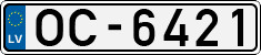 License plate of Latvia, Regular car plates