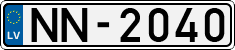 License plate of Latvia, Regular car plates