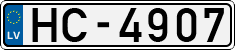 License plate of Latvia, Regular car plates