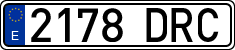 License plates of Spain, Ordinary (2000)
